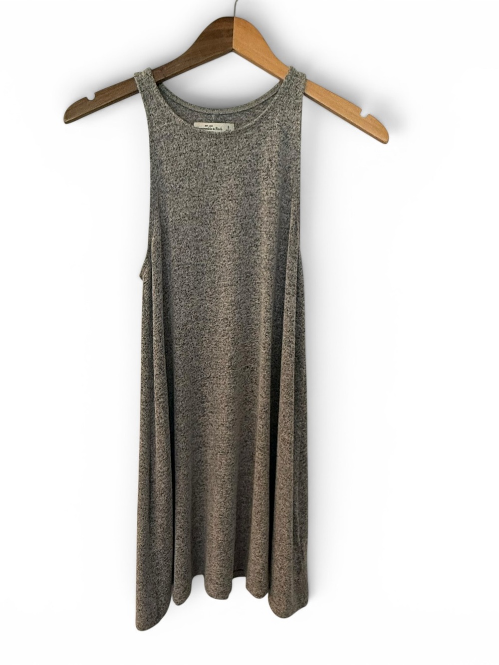 Abercrombie and Fitch Dress Knot Swing Tank Top Dress - Gray